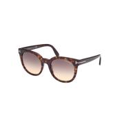 Gradient Smoke Zonnebril Dark Havana Tom Ford , Brown , Unisex