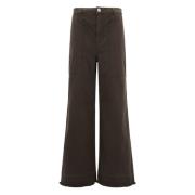 Bruine Broek Stijlvolle Casual Kleding Pinko , Brown , Dames