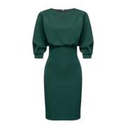 Groene Midi Jurk Alda Pinko , Green , Dames