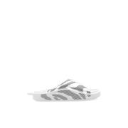 Logo Slides Adidas by Stella McCartney , White , Dames