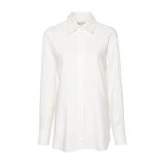 Witte Journey Boyfriend Basic Shirt Golden Goose , White , Dames