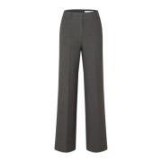 Elegant Wide Leg Dress Pants Selected Femme , Gray , Dames