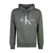 Grijze Sweater Collectie Calvin Klein Jeans , Gray , Heren