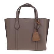 Drievoudige compartiment schelp Tote Tas Tory Burch , Brown , Dames