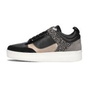 Zwarte Lage Sneakers Pixelprint Maruti , Black , Dames