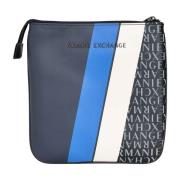 Blauwe Heren Schoudertas Modern Ontwerp Armani Exchange , Multicolor ,...