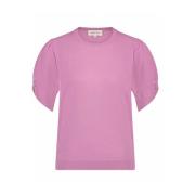 Molly Twist Pullover Korte Mouw Fabienne Chapot , Pink , Dames