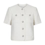 Boucle Jas - Off White Neo Noir , White , Dames