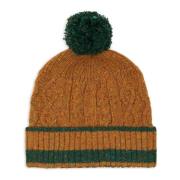 Gele Aran-gebreide wollen beanie Gallo , Multicolor , Unisex