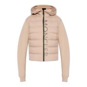 Sweatshirt met gewatteerde voorkant Moncler , Pink , Dames