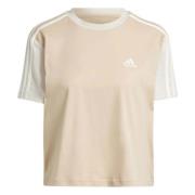 3 Strepen Cr T-shirt Adidas , Beige , Dames