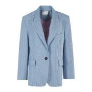 Stijlvolle Oversized Blazer DES Phemmes , Blue , Dames