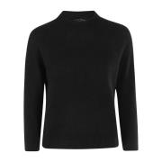 3/4 Mouw Trui Roberto Collina , Black , Dames