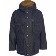 Marine Utility Gewaxte Jas Tarn Stijl Barbour , Blue , Heren