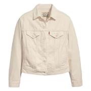 Wellthread Trucker Jacket Levi's , Beige , Dames