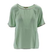 Korte Mouw Blouse Kocca , Green , Dames