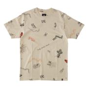 T-shirt DC Shoes , Beige , Heren