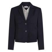 Woestijnhemel Korte Blazer Tommy Hilfiger , Blue , Dames