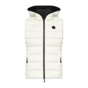 Vest Barraux Moncler , White , Dames