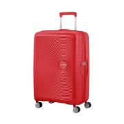 Uitbreidbare Spinner Koffer Rood American Tourister , Red , Unisex