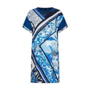 Korte Jurk Desigual , Blue , Dames