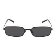 Vierkante Metalen Zonnebril Prada , Black , Unisex