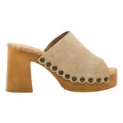 Coyote Klompen Mustang , Beige , Dames