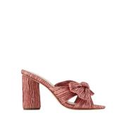 Roze Metallic Penny Sandalen Leer Loeffler Randall , Pink , Dames