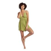 On Vacay Cover-Up Jumpsuit Billabong , Green , Dames