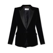 Fluwelen blazer Saint Laurent , Black , Dames