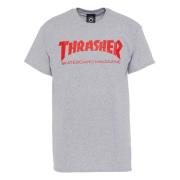 Skate Mag T-shirt Thrasher , Gray , Heren