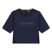 Wo-Ss T-Shirt (Boxy) T-shirt Calvin Klein , Blue , Dames