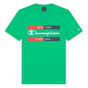 Crewneck T-Shirt Champion , Green , Heren