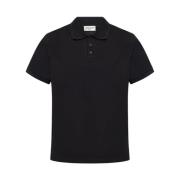 Polo shirt met logo Saint Laurent , Black , Heren