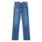 High Rise Straight Jeans Calvin Klein , Blue , Dames