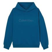 L/S Hoodie Hoodie Calvin Klein , Blue , Heren