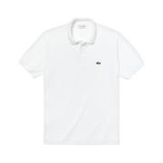 Witte Krokodil Polo Shirt Lacoste , White , Heren