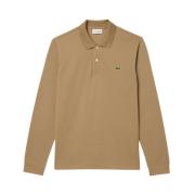 Originele Polo met Lange Mouwen voor Heren in Beige of Groen Lacoste ,...