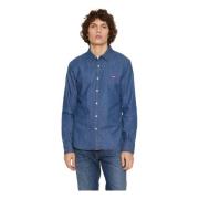 Batterij Hm Shirt Levi's , Blue , Heren