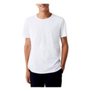 Klassieke Crew Neck 3P T-shirt Lacoste , White , Heren