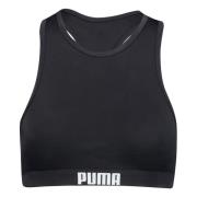 Halter Bikini Top Puma , Black , Dames