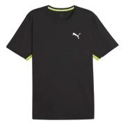 Run Favorite T-shirt Puma , Black , Heren