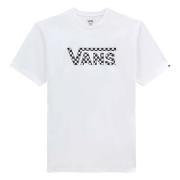 Geruite T-shirt Vans , White , Heren