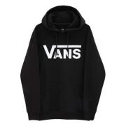 Klassieke po Hoodie Vans , Black , Heren