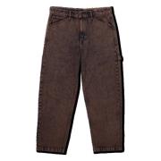 Kraftsman Denim Lange broek Volcom , Brown , Heren