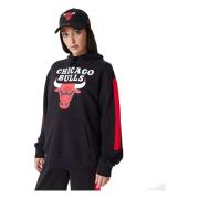 Chicago Bulls Hoodie New Era , Black , Dames