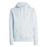 Reg Solid Hoodie Tommy Hilfiger , Blue , Heren