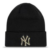 New York Yankees Wool Cap New Era , Black , Heren