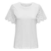 T-shirt Only , White , Dames