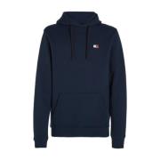 Casual Badge Sweat Hoodie Tommy Jeans , Blue , Heren